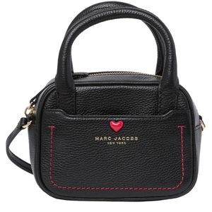 Marc Jacobs Empire City black valentine top handle mini satchel